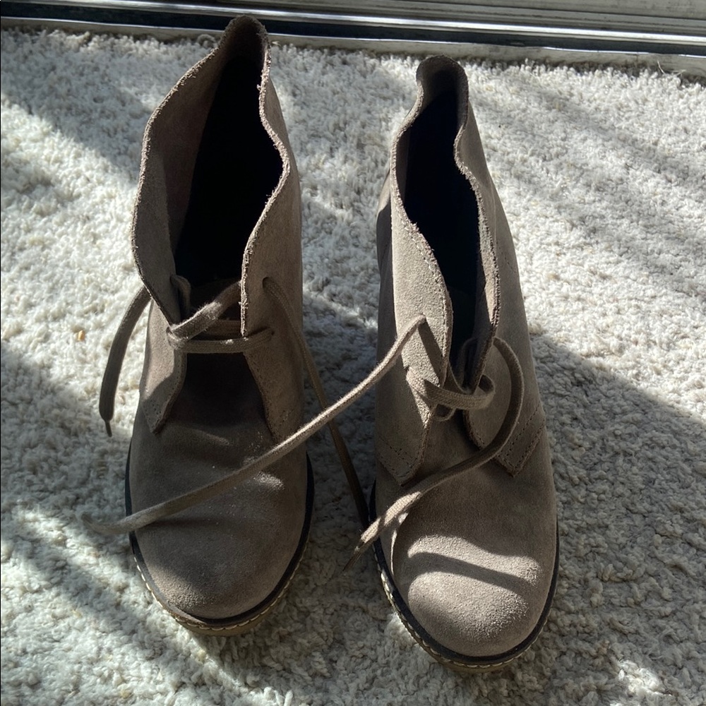 Women's Taupe Ankle Boots
